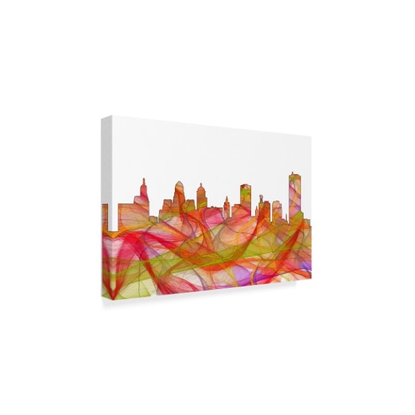 Marlene Watson 'Buffalo New York Skyline' Canvas Art,22x32